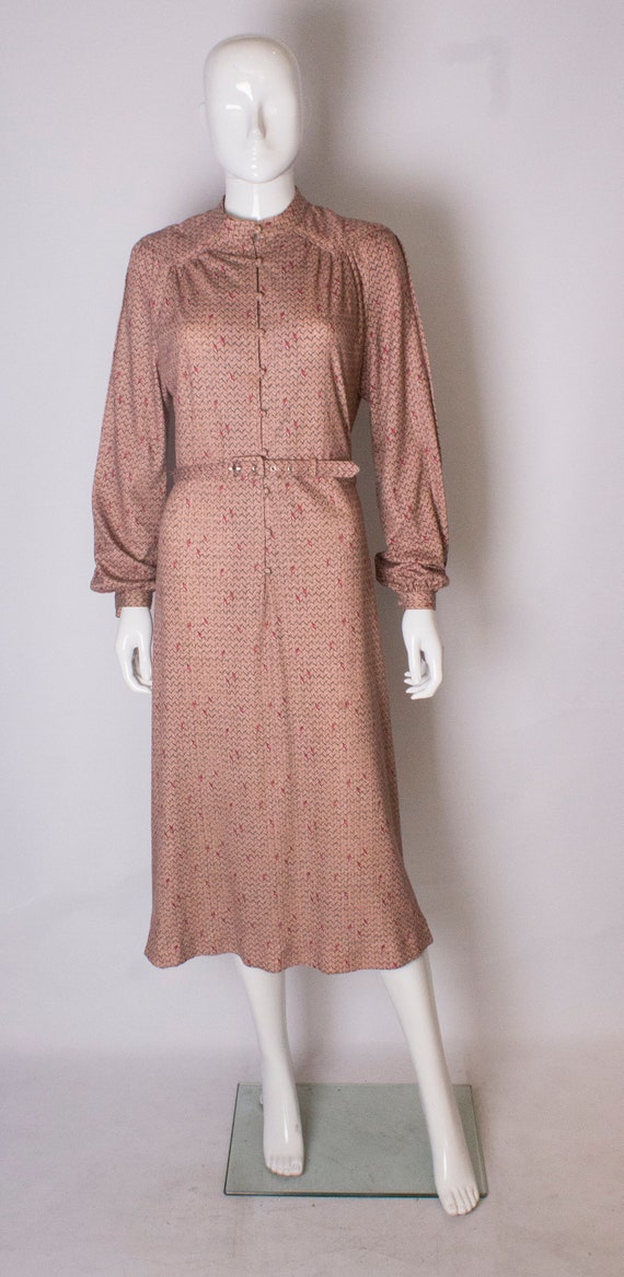 vintage jersey dress