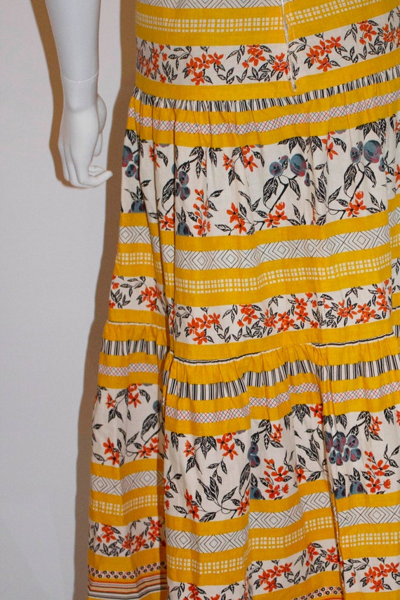 Vintage Summer Tiered Skirt - image 5