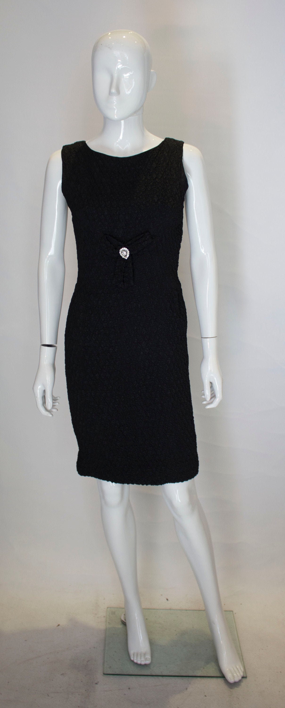 Image of A Vintage S Black Blanes Of London Cocktail Dress