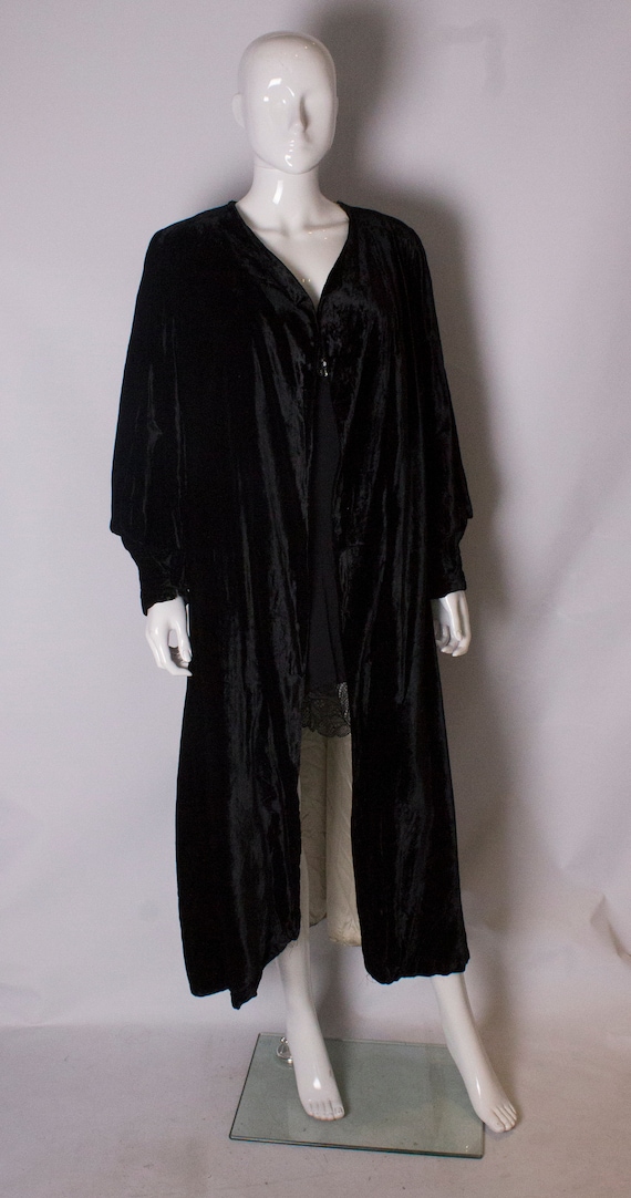 velvet evening coat