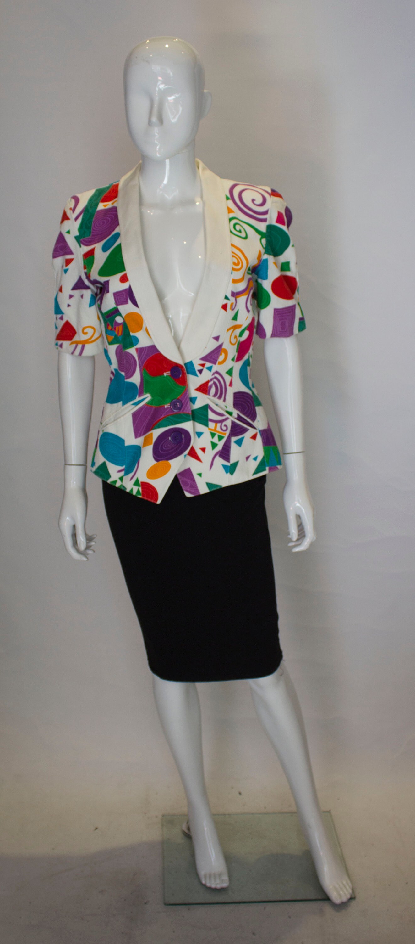 Image of A Vintage S Louis Feraud Printed Jacket