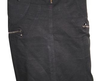 Vintage Versace Black Skirt