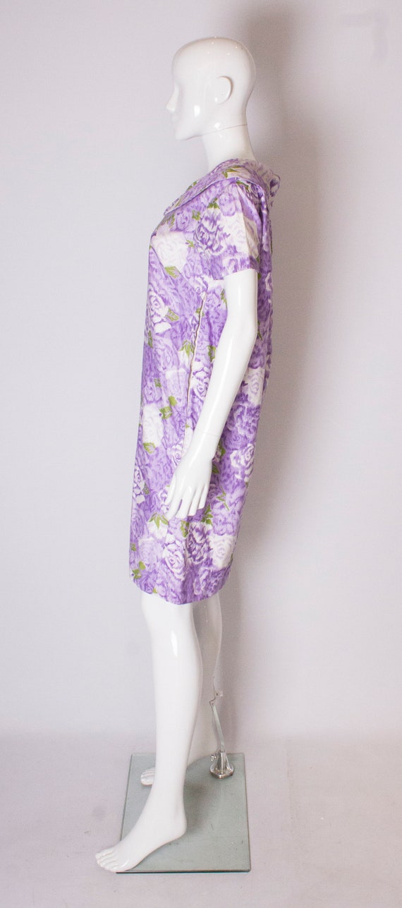 A Vintage 1960s printed cotton smock dress by Cal… - image 3