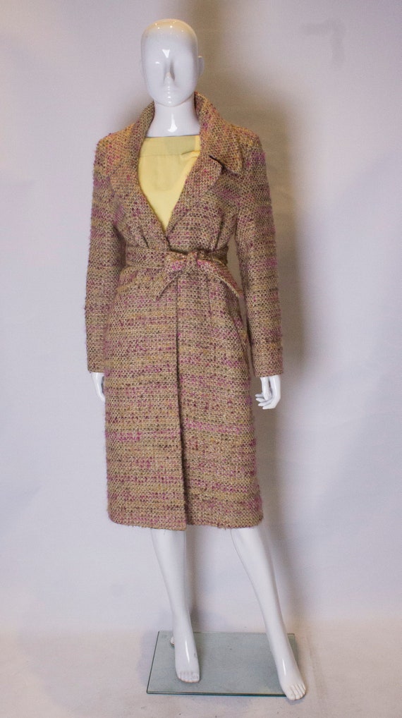A Vintage 1990s pastel Jean Muir Wool winter Coat