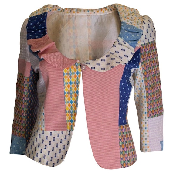 A Vintage 1980s Patchwork Jacket