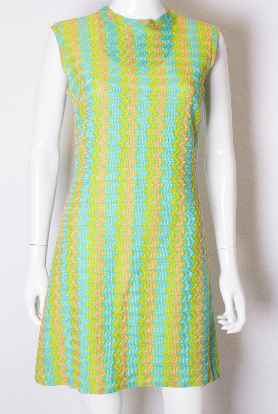 colourful shift dress
