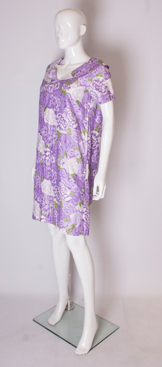 A Vintage 1960s printed cotton smock dress by Cal… - image 2