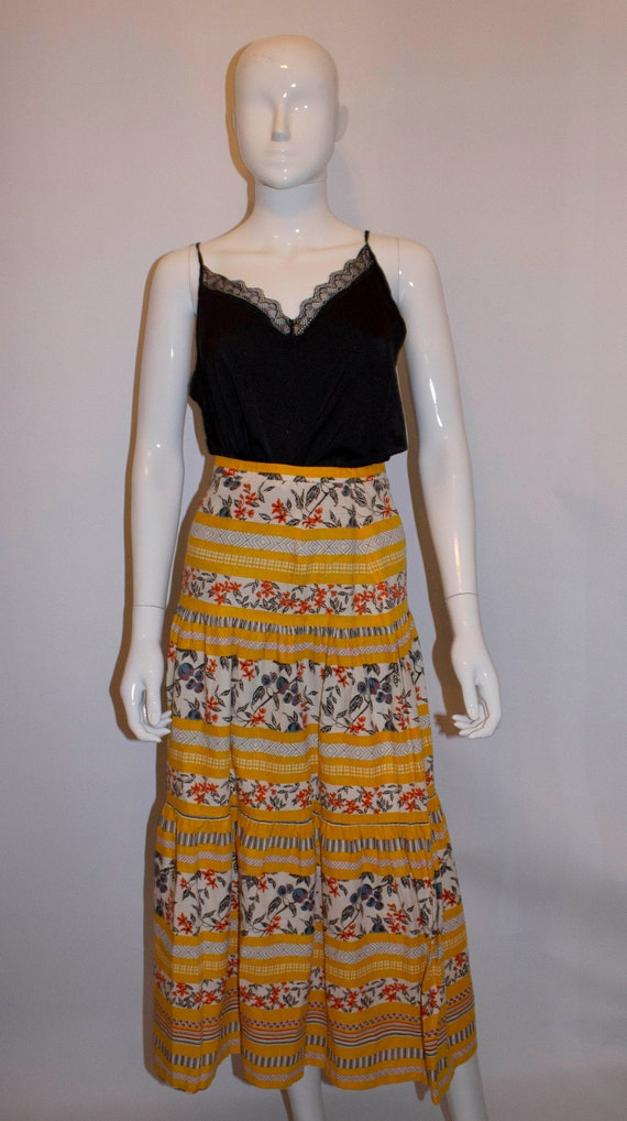 Vintage Summer Tiered Skirt - image 4