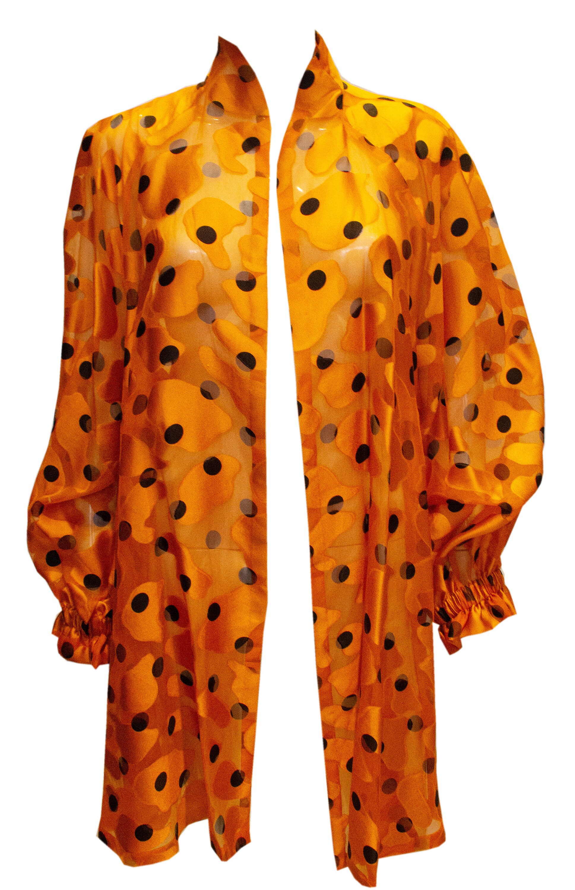 Image of Vintage Odicini Couture Silk Over Shirt/Duster Coat