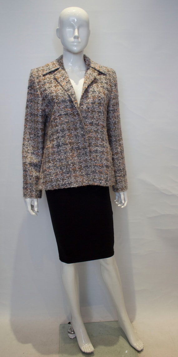A Vintage 1980s Jean Muir Boucle wool Jacket