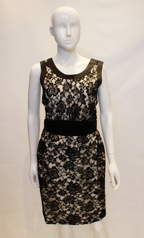 Vintage Escada Black Lace Top and Skirt - image 5