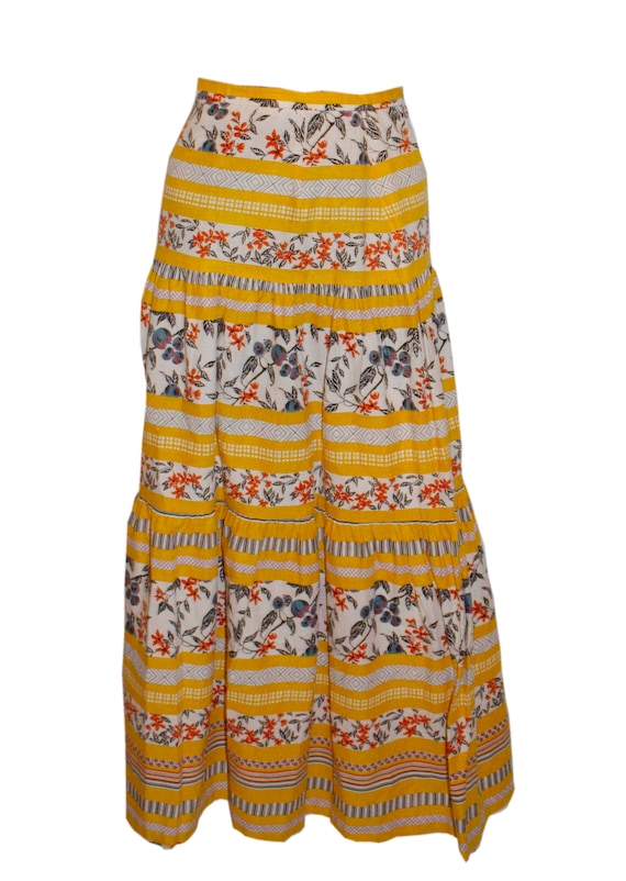 Vintage Summer Tiered Skirt - image 1