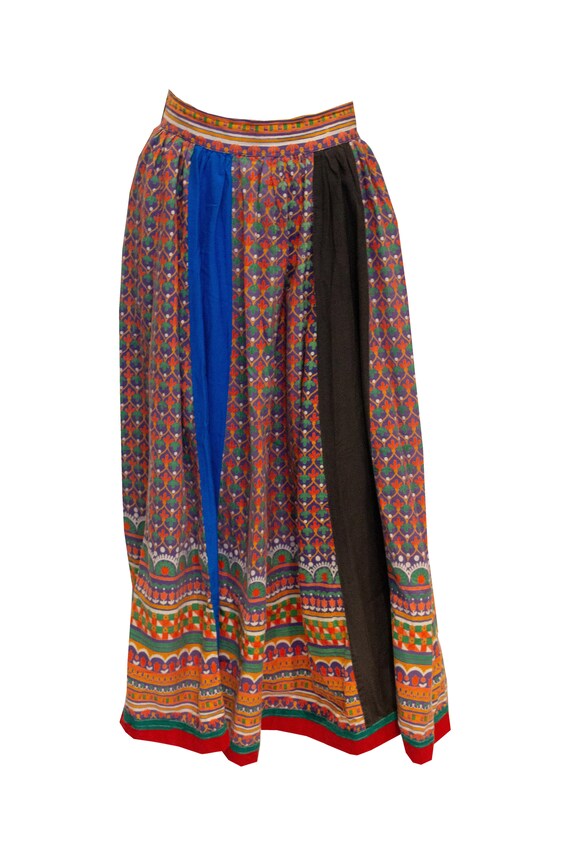 1970s Mushroom Mulit Colour Skirt