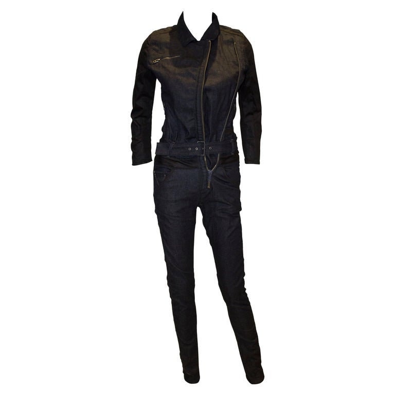 Image of A Denim Jumpsuit By Raw , G Star