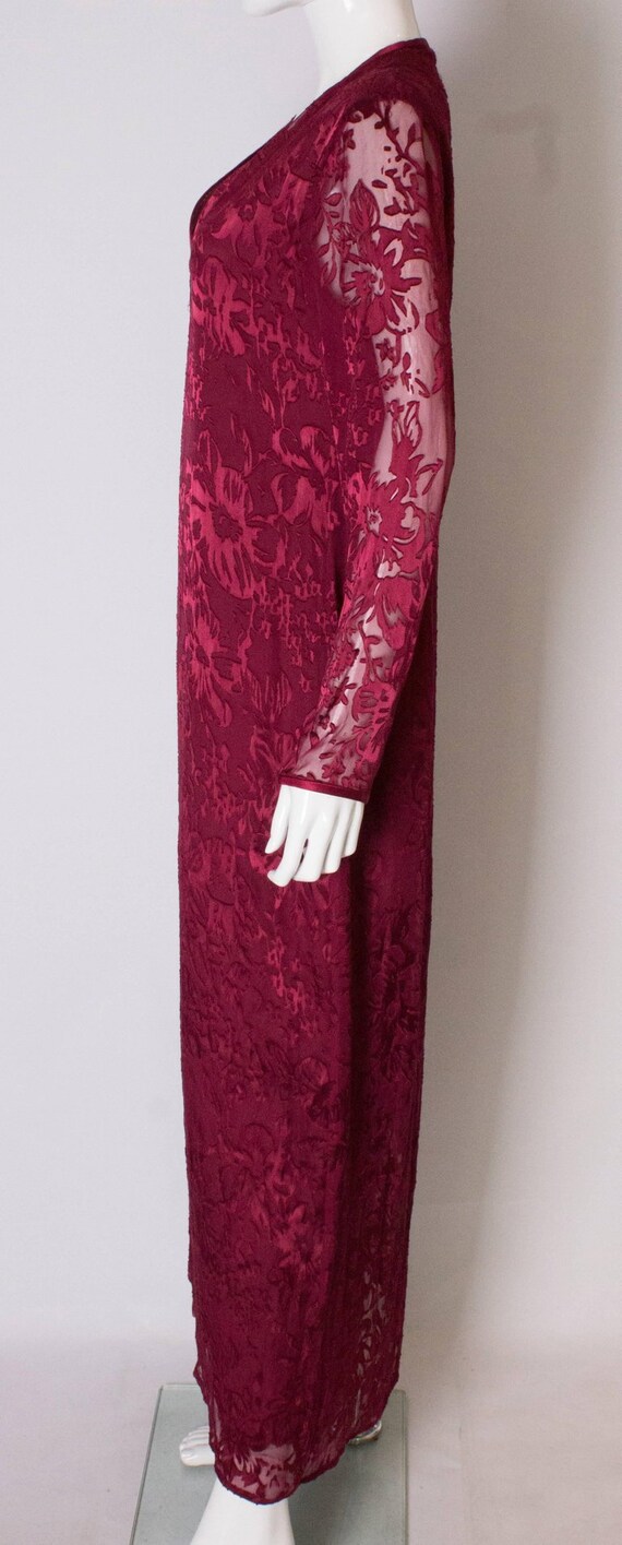 A Vintage devore Kaftan / Dress by Sara Sturgeon. - image 6