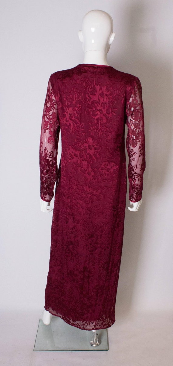 A Vintage devore Kaftan / Dress by Sara Sturgeon. - image 7