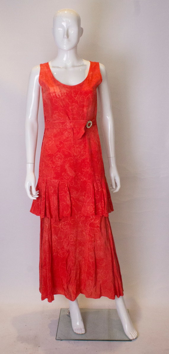 silk flapper dress
