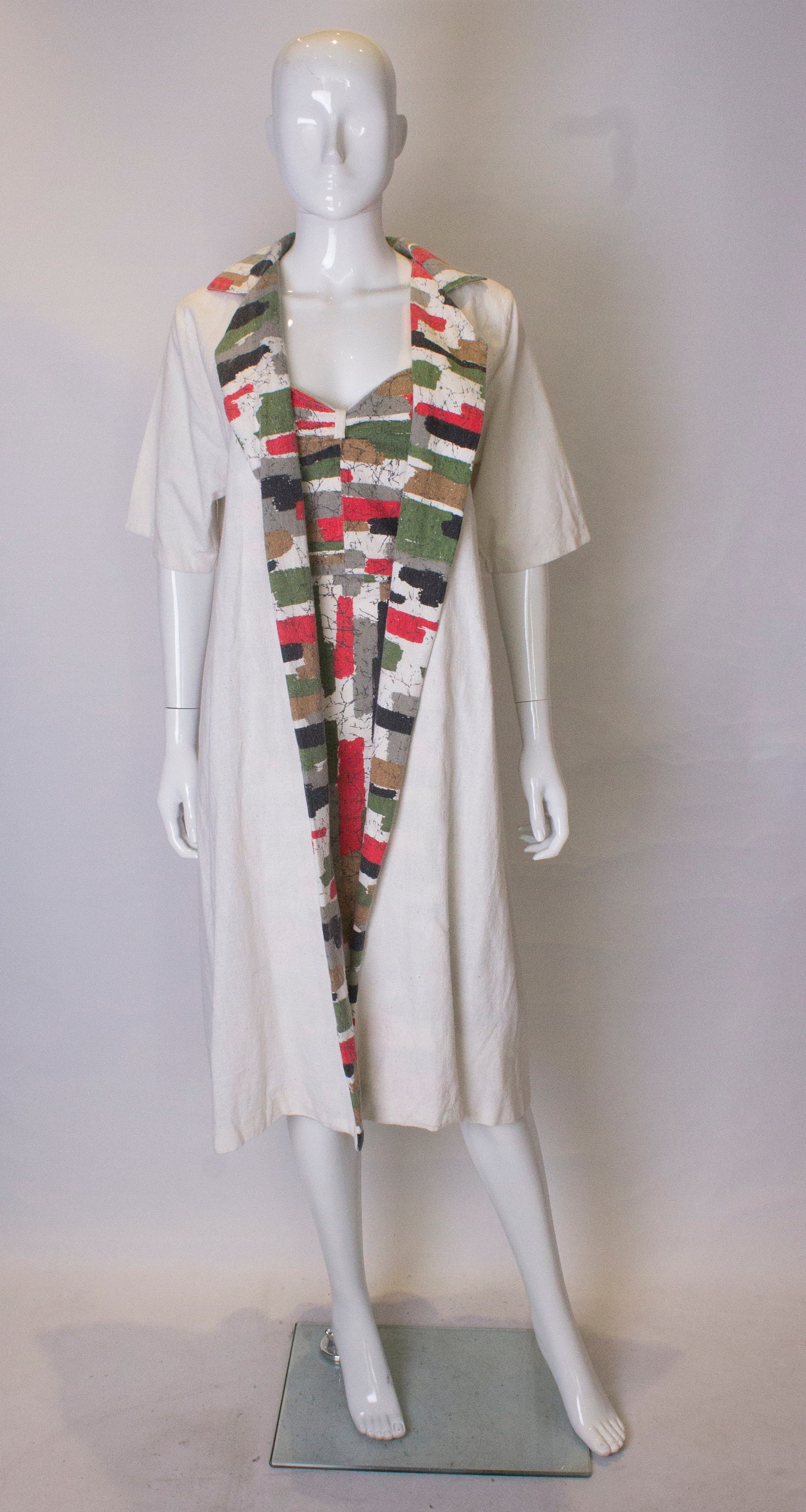 Image of A Vintage S Outfit Top Skirt & Over Jacket By Pinnard