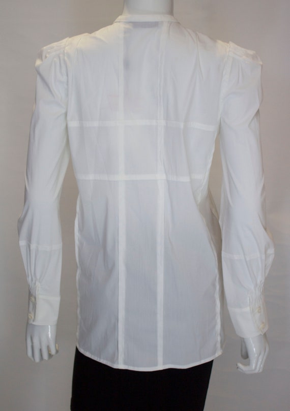 White Cotton Shirt by Yves Saint Laurent Rive Gau… - image 8