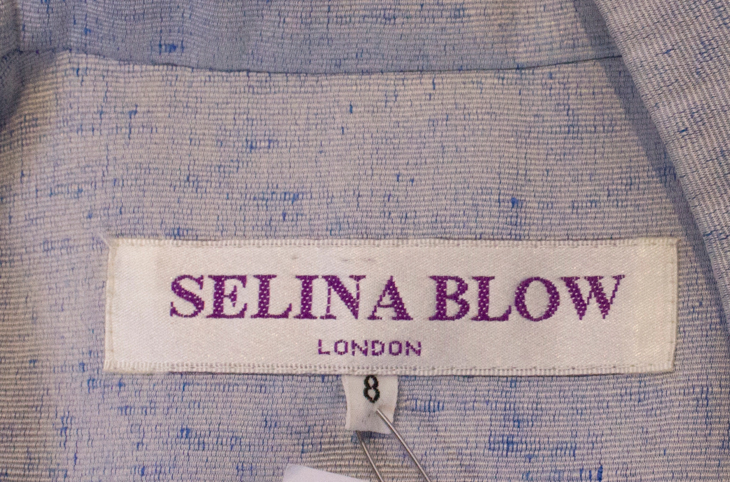 A Vintage 1990s Pale Blue Selina Blow Coat - Etsy