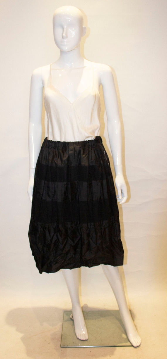 Issey Miyake, A Vintage 1990s Issey Miyake Black Skirt