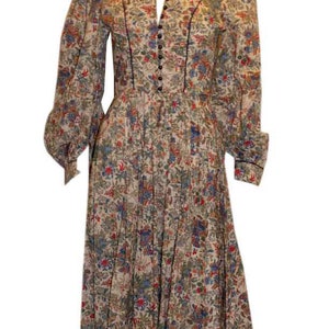 Vintage Liberty of London Lawn Baumwolle Blumen Kleid