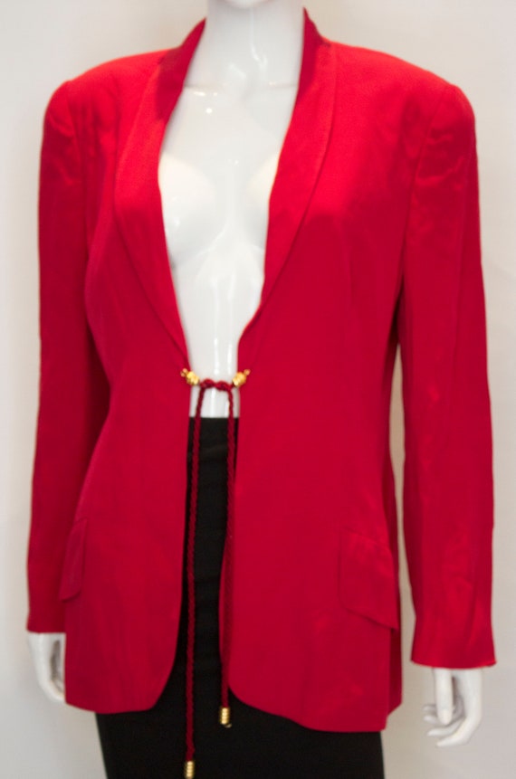 A Vintage 1970s Mimmina Red Jacket - image 2