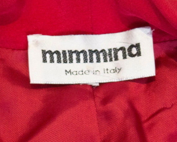 A Vintage 1970s Mimmina Red Jacket - image 8