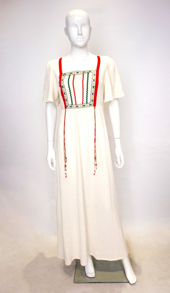 vintage cheesecloth dress