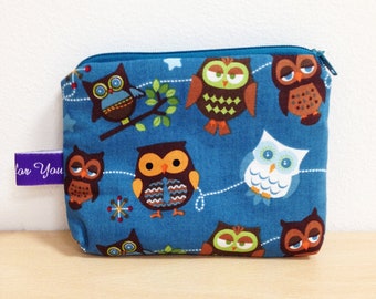 Schminktasche ’Little Owl Blue’