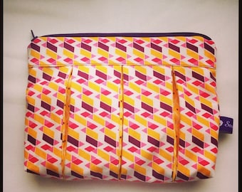 Bunte Retro-Schminktasche ’Yellow Dream’