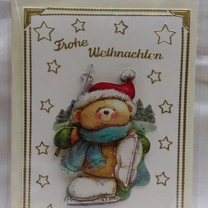 Verschiedene Weihnachtsklappkarten 3D