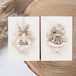 Postkartenset "magical christmas" | Weihnachtskarten | A6 | Weihnachtsgeschenk