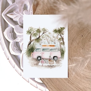 Postkarte "Campervan"