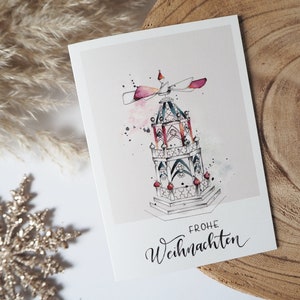 Weihnachtskarte "frohe Weihnachten" [Klappkarte]