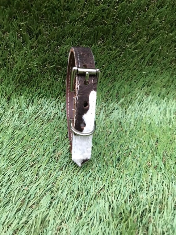 leather cow collar