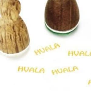 Mini francobollo Stemplino Grazie in croato Hvala