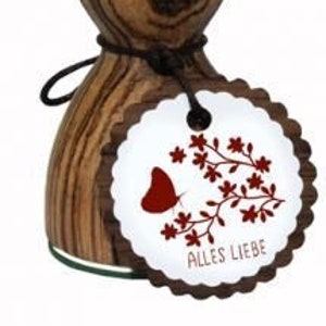 Stemplino L Stempel - Alles Liebe - Holzstempel zum Basteln Scrapbooking Bullet Journal Alben Geschenke Karten selbstmachen