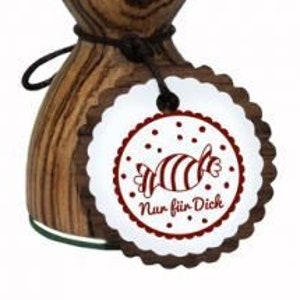 Sello Stemplino L - solo para ti - sello de madera para elaborar álbumes de recortes, álbumes de diarios, tarjetas de regalo tú mismo