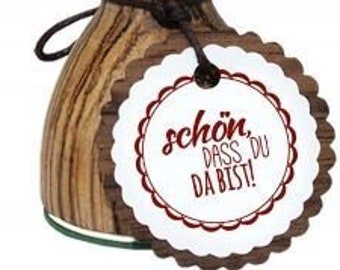 Maxi Stempel L - Schön, Dass Du Da Bist ! Hochzeit Geschenke für Gäste