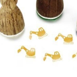Ministempel Mini Stempl -Bagger- Baustelle Auto Architektur mechanisch