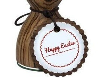 Stemplino L Stempel - Happy Easter - Holzstempel zum Basteln Scrapbooking Bullet Journal Alben Geschenke Karten selbstmachen
