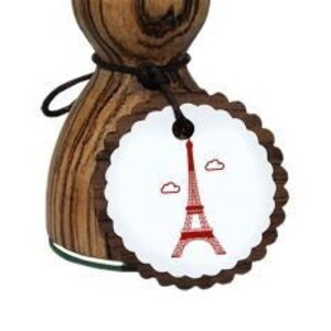 Stemplino L Stempel - Eiffelturm - Holzstempel zum Basteln Scrapbooking Bullet Journal Alben Geschenke Karten selbstmachen
