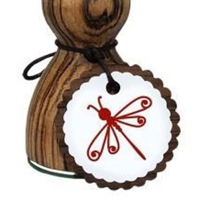 Sello Stemplino L - libélula - sello de madera para la elaboración de álbumes de recortes, álbumes de revistas, tarjetas de regalo, hágalo usted mismo