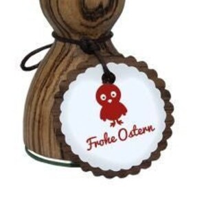Sello Stemplino L - Pollitos felices de Pascua - Sellos de madera para manualidades, álbumes de recortes, álbumes de balas, tarjetas de regalo, bricolaje