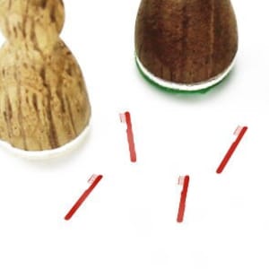 Stemplino Mini Tampon - Brosse à dents - Tampon en bois pour Tooth Fairy Planner Bullet Journal Brosse à dents Brosse à dents Rappel de dents