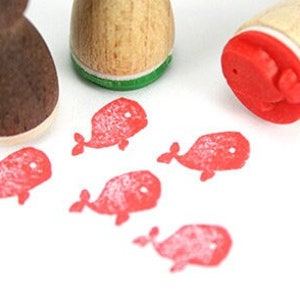 Mini Stempel Wal  Motivstempel Fisch Meer Tier Aquarium Maritim