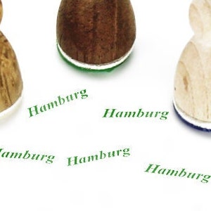 Stemplino® Holzstempel Ministempel® Stempel Hamburg - Mini