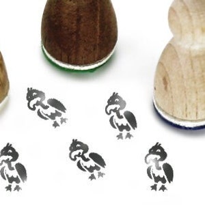 Stemplino Mini Stempel - Gier - Houten stempel voor ambachten Dagboek Planner Bullet Journal Stempelen Vogels Eagle Dieren Fly Zoo