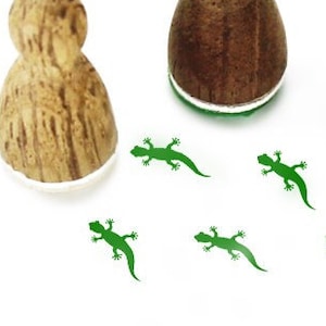 Stemplino Ministempel Günther Gecko , Serie 6 Eidechse Kriechtier chamäleon